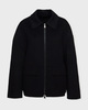 Wakakuu Icons Jacka Logo Wool  Svart XS