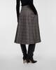 Self-Portrait Skirtl Midi Check Pleated Brun UK 14 (EUR 42)