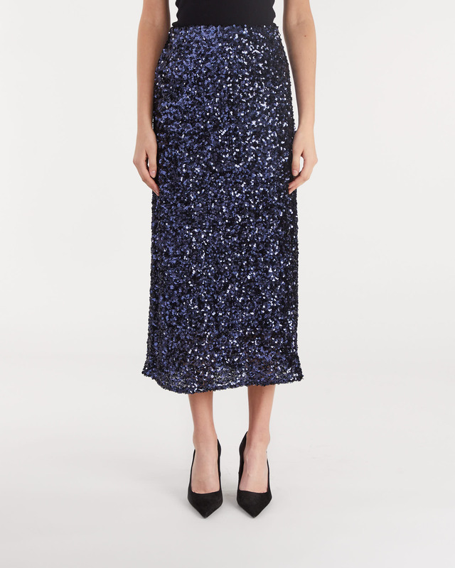 Wakakuu Icons Skirt Chloe Sequin  Navy S