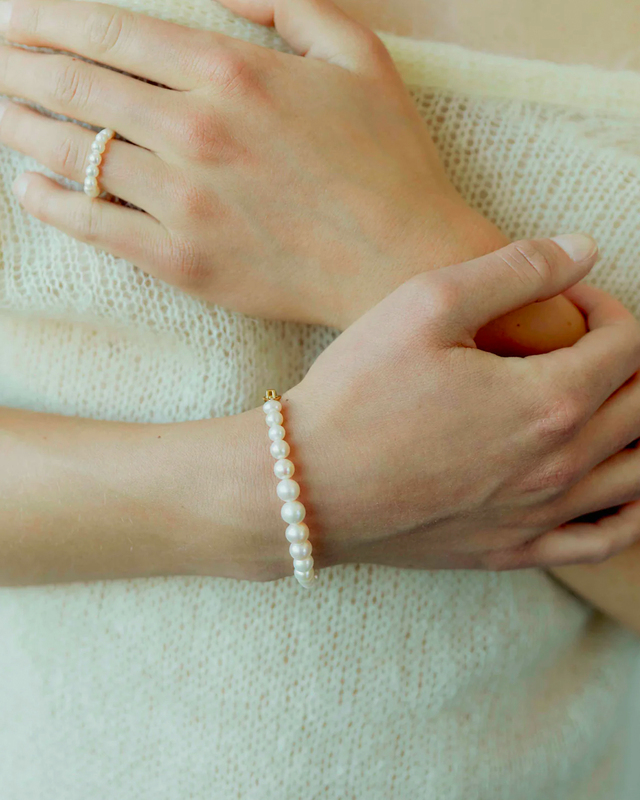 Ragbag Olga Ring Pearl 54