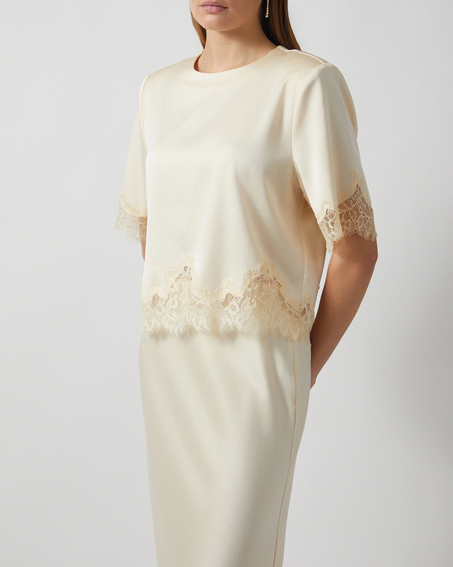 Wakakuu Icons Top Canary Lace Light yellow XS