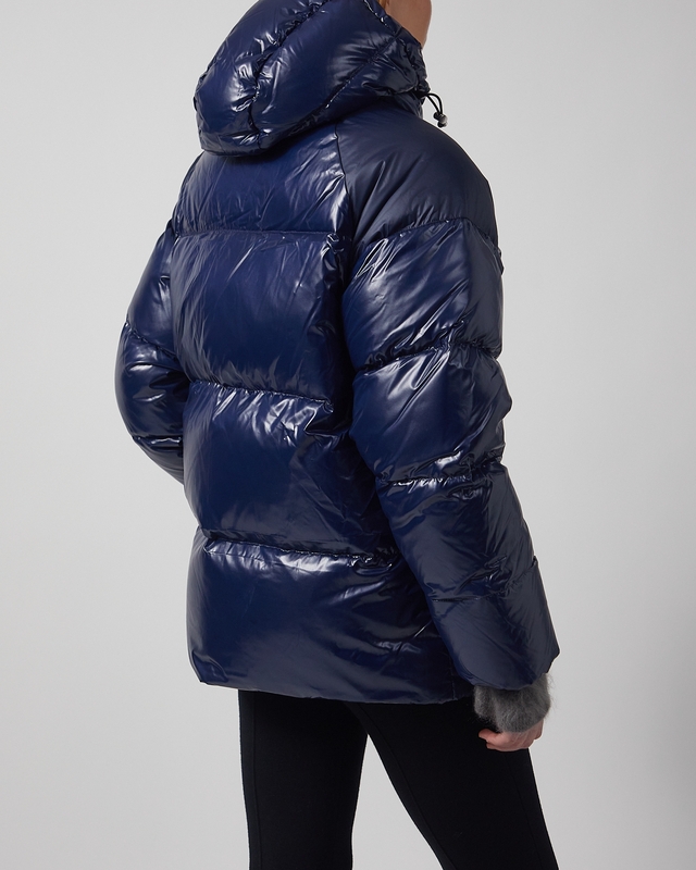 Pyrenex Jacket Unisex Sten Hooded Down Blue S