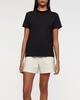 Moncler T-Shirt Crochet Accent Cotton Black L