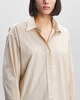 Filippa K Skjorta Stripe Poplin Gul 38