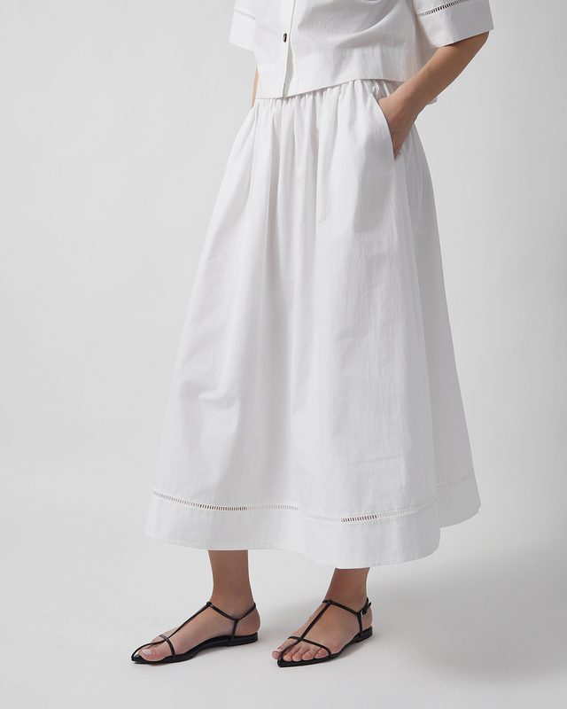 Wakakuu Icons Skirt Sandy Cotton White M