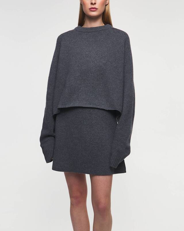 LISA YANG Sweater Karine Cashmere Grå 0 (XS-S)