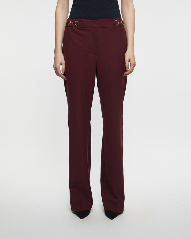 Ulla Johnson Pants Quartier Mid-Rise  Bordeaux US 4 ( EUR 36)