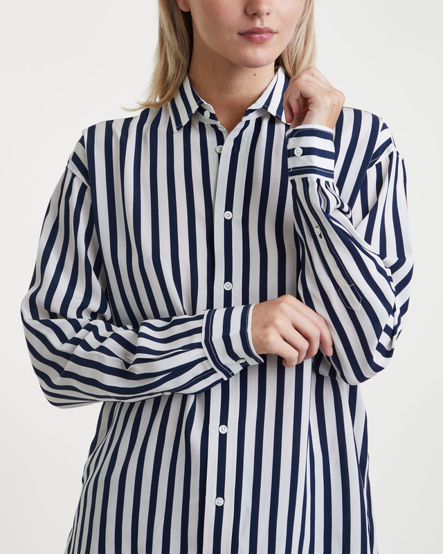 Polo Ralph Lauren Skjorta Long Sleeve Stripe Silk Multicolor US 10 (EUR 42)