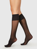 Swedish Stockings Knee-Highs 2 Pack Elin Premium Black ONESIZE