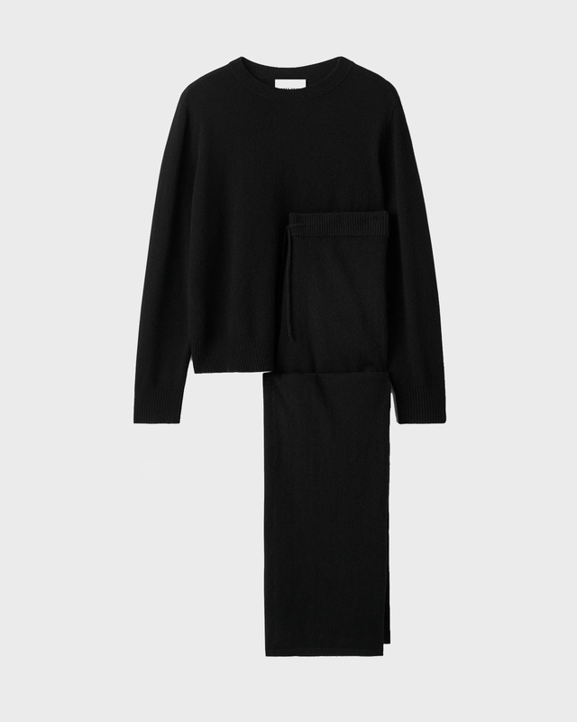 Soft Goat Sett Cashmere Black XL