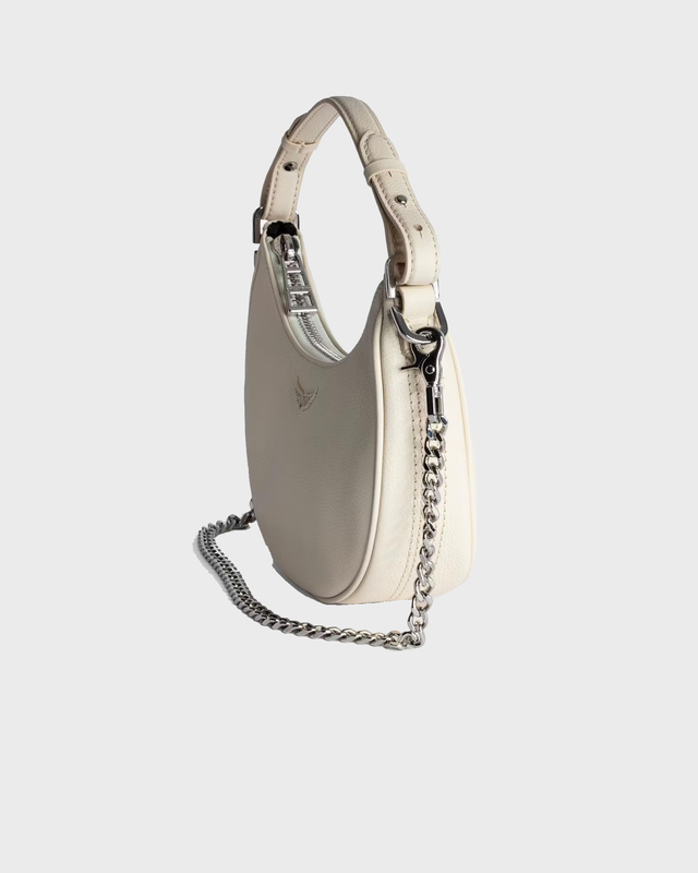 Zadig & Voltaire Bag Moonrock Grained Leather Beige ONESIZE