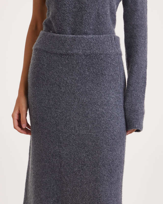 LISA YANG Kjol Kael Cashmere Grå 1 (S-M)