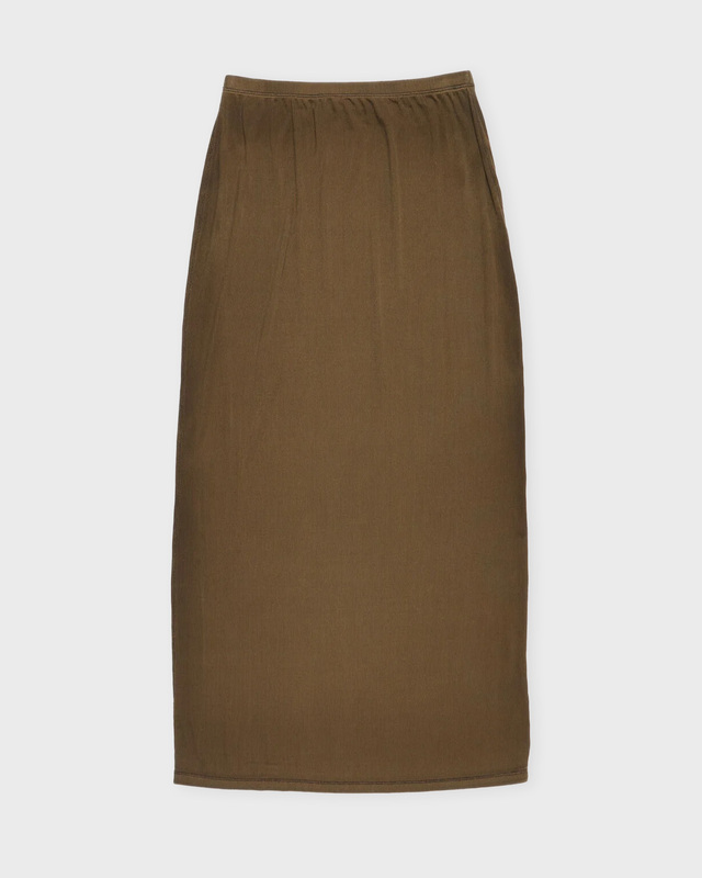 Acne Studios Kjol Fitted Ribbed Mud L