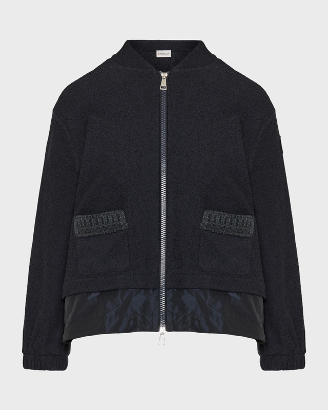 Moncler Cardigan Zip Up Navy M