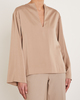 Wakakuu Icons Blouse Kaftan Beige S