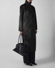 Malina Frakke Phoebe Faux Pony Hair Long Black 36