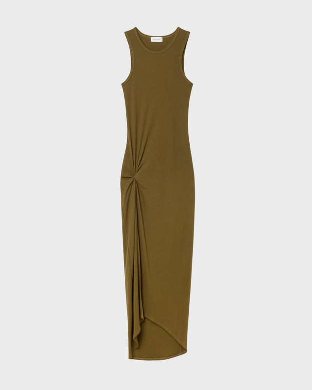 Dagmar Dress Knot Tank Dark green XS