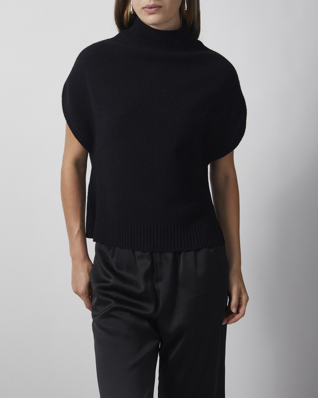 Wakakuu Icons Top Marais Knitted Black L
