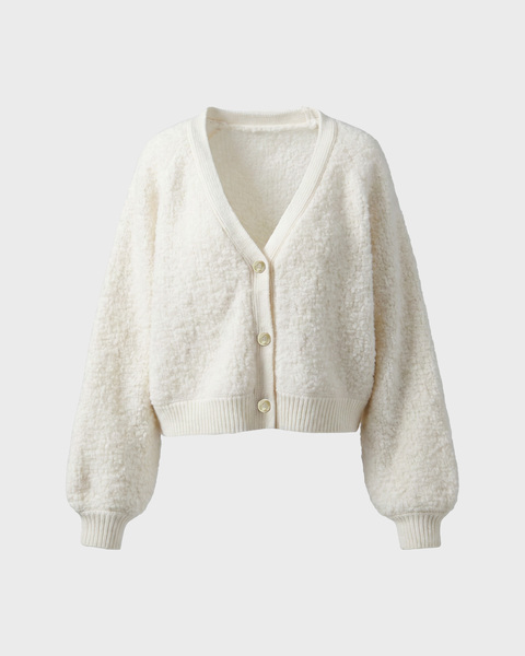 Cardigan Boucle Cream 1