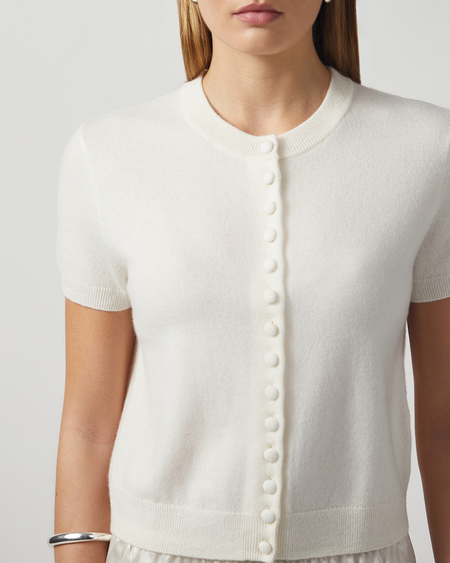 LISA YANG Cardigan Lunea Cashmere Offwhite 0 (XS-S)