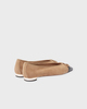 Aquazzura Ballerina Gioia Flat Vit/svart EUR 40