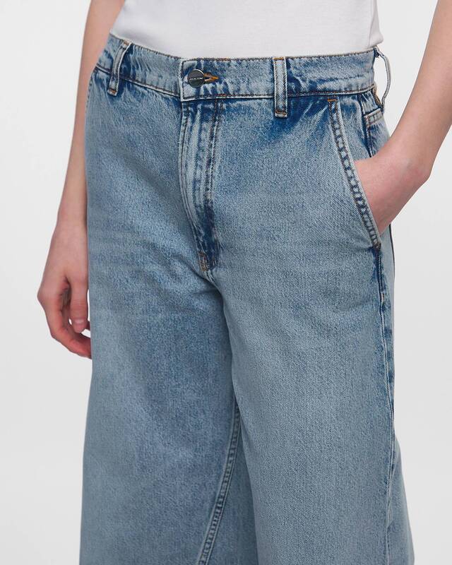 ANINE BING Jeans Briley Capri Blue Blå 30