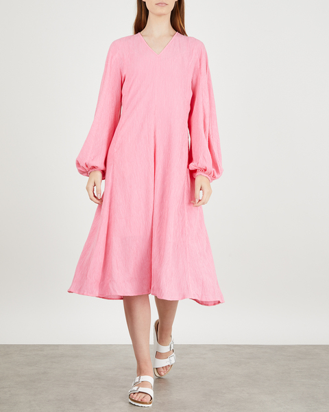 Dress Rosen Crinkled Pink 1