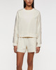 Moncler Sweatshirt Crochet Accent Cotton Natural M