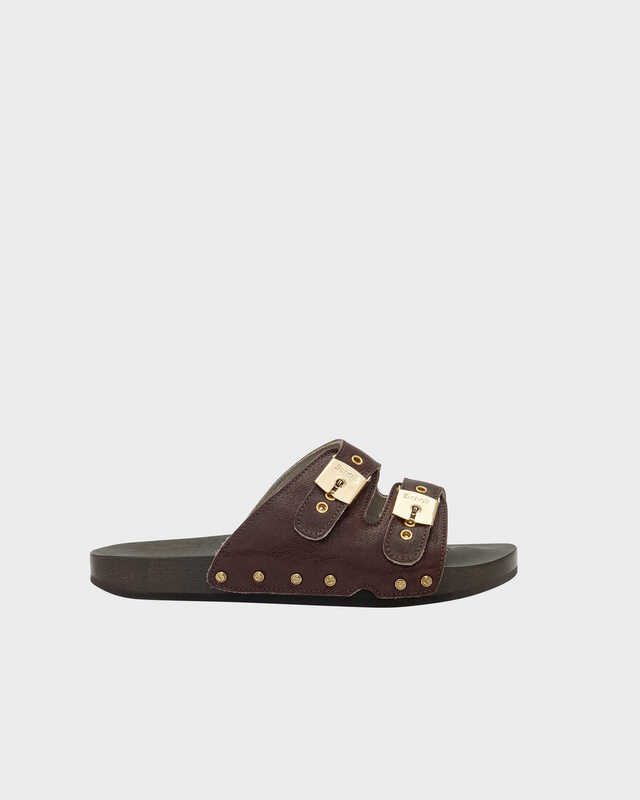 Scholl SL PESCURA 2 STRAPS FLEX BROWN Brun EUR 39