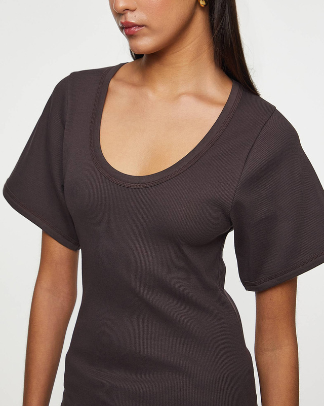 By Malene Birger T-Shirt Lunai Brun XL