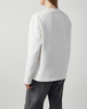 Jil Sander T-Shirt Logo Long Sleeve Porcelain M
