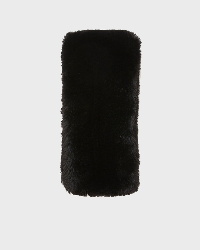 Acne Studios Furry Scarf Black ONESIZE