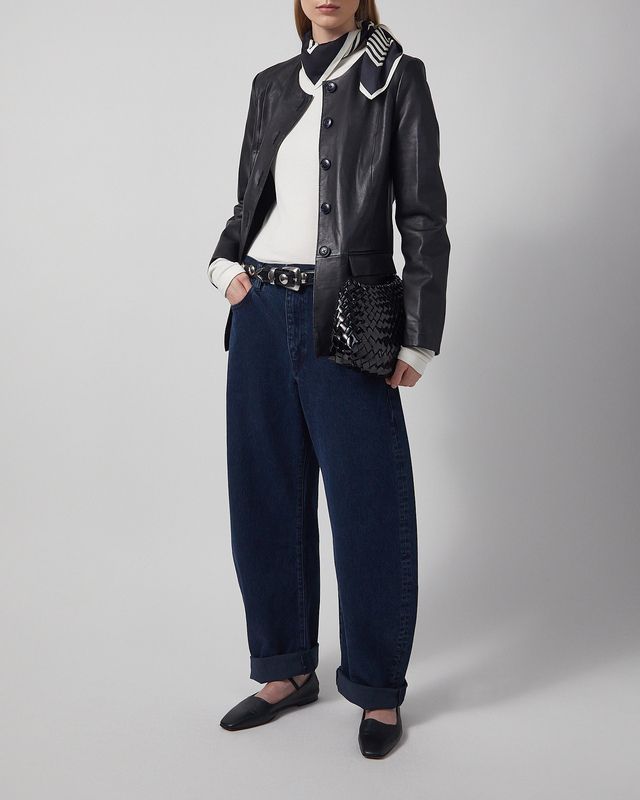 Frame Jeans The Bubble Crop Dorado Dark blue wash 26