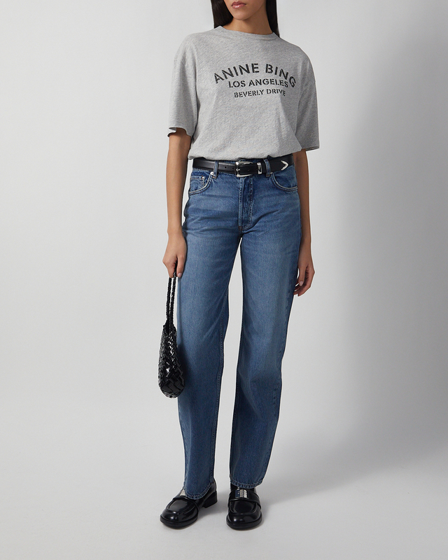 Anine Bing Jeans Gavin Long Mosaic Blue Blue 28