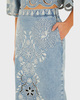 FARM Rio Skirt Denim Richelieux Midi Denim 25