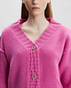 Acne Studios Cardigan Knit Relaxed Wool  Rosa M