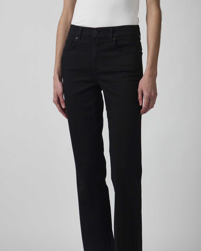 7 For All Mankind Jeans Bootcut Rinsed Black Black wash 30