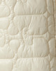 Ganni Jacket Shiny Quilt Creme L-XL