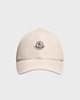 Moncler Gabardine Baseball Cap Ivory ONESIZE
