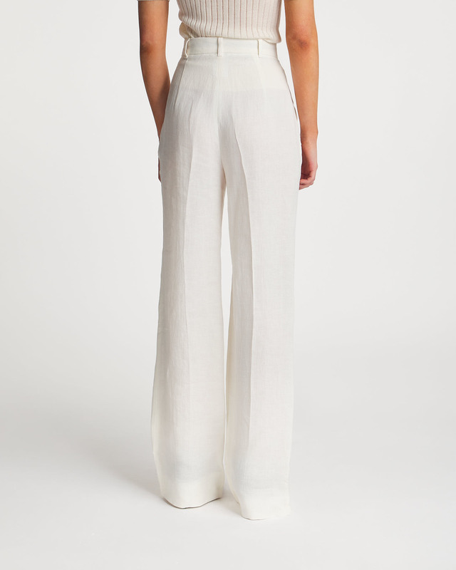 Max Mara Studio Trousers Alcano Vit IT 40 (EUR 34)