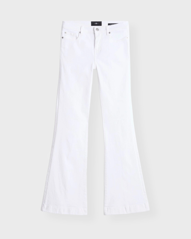 7 For All Mankind Jeans Dojo Tailorless White 29