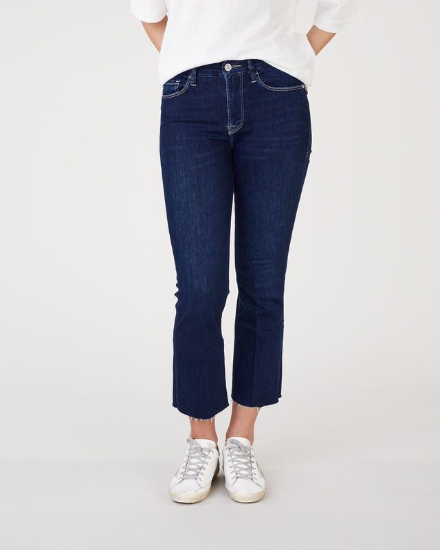 Frame Jeans Le Crop Mini Boot  Denim 31