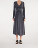 ROTATE Birger Christensen Dress Metallic Jesery Svart 34