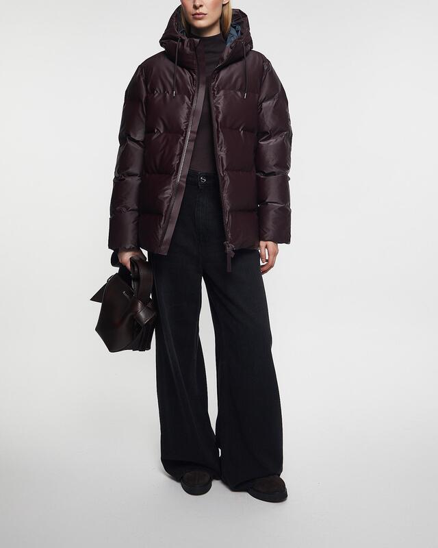 Rains Jacket Alta Puffer W3T3 Bordeaux M