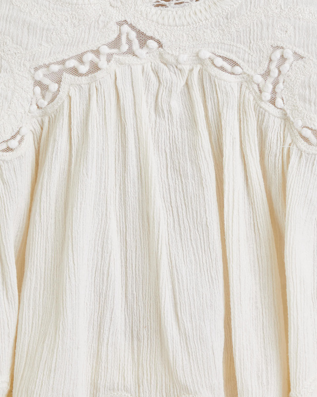 Sea New York Topp Lysa Embroidery Tank Creme L