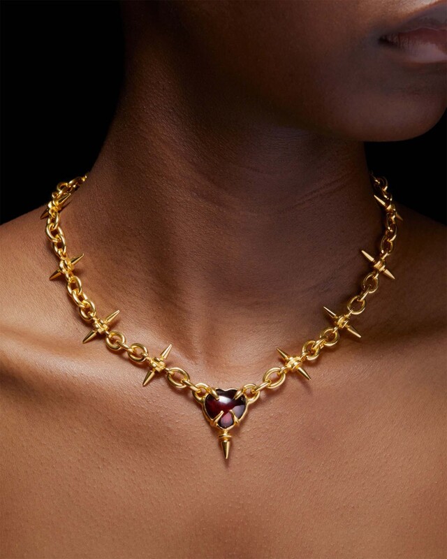 Maria Nilsdotter Halsband The Queen's Guld ONESIZE