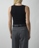 CLOEYS Top Heart Tank Black L