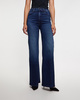 Mother Denim Jeans The Hustler Roller Sneak Dark blue wash 27