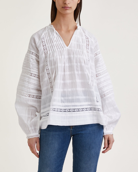 Blus Anjali Vit 1