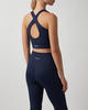 Sisterly tribe Bra Softsculpt V-Neck Cross Back Navy XL